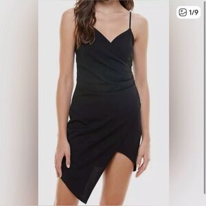 Little Black Dress - Emerald Sundae Black Mini Dress